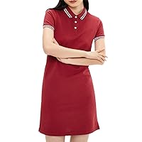 Office Lady Long Sleeve Dresses Women Midi Polo Dress Streetwear Casual Solid Lapel Buttons Slit Robe