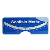 Scoliosis Meter, Portable Medical Evaluation Scoliometer, 0-30° Measurments, Easy to Operate, Convenient and Easy to Carry, for Diagnosis of Back and Scoliosis