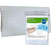 MERV 13 Filter Media, Cut to Fit Air Filter Material, Washable Air Filter (24