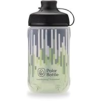 Polar Bottle Breakaway Muck Insulated Mountain Bike Water Bottle - BPA Free, Cycling & Sports Squeeze Bottle with Dust Cover
