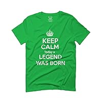 The Best Birthday Gift Keep Calm Today a Legend was Born for Men T Shirt