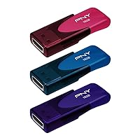 PNY 16GB Attaché 4 USB 2.0 Flash Drive 3-Pack