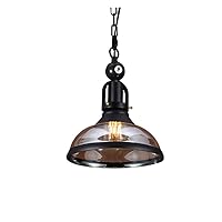 Creative Personality Billiard Glass Pendant Lamp Industrial Retro Metal Ceiling Hanging Light Fixture Antique Cafe Bar Chandelier Lighting Restaurant Suspension Droplight E27 Edison Flush Mount