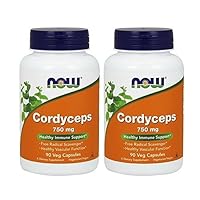 Now Cordyceps 750 mg,90 Veg Capsules (180) Now Cordyceps 750 mg,90 Veg Capsules (180)