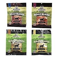 Redbarn Bully Slices for Dogs | Highly Palatable, Long-Lasting Natural Dental Treats with Functional Ingredients, 9 oz. (Pack of 4) - Variety Pack