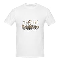 Freddy Printed Short Sleeve Good Neighbors 100% Cotton Teenagers White T Shirt