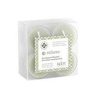 Seeking Balance Spa Candle Aromatherapy Candles, Tealights, Relieve: Eucalyptus & Menthol, 8-Count