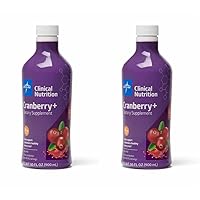 Medline Cranberry + Liquid UTI Dietary Supplement, 30 oz Bottle (Pack of 2)