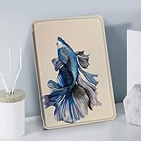 Ebook Reader Case, Kindle Oasis Case for 7”, Amazon Kindle Oasis 2 3 (10Th and 9Th Generation 2019/2017 Release) Cover Auto Sleep/Wake Pu Case,beautiful colorful blue animal fish,kindle Oasis 2-3 (2