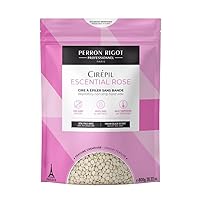 Cirepil - Escential Rose - 800g / 28.22 oz Wax Beads Bag - Light Rose Scent - All-Purpose, Creamy Texture - Perfect for Bikini Waxing