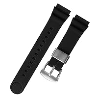 For Seiko 5 No. Solar watchband men silicone rubber strap 22mm sports diving canned SNE537 SRPA83J1 Wrist strap