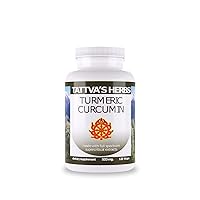 Turmeric Curcumin 500 mg, Herbal Supplement for Antioxidant Support, Turmeric Curcumin with Black Pepper for Advanced Absorption, 75% Curcuminoids, 120 Veggie Capsules
