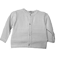 Unisex Cardigan Sweater Infant White