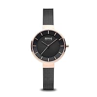BERING Women Analog Solar Collection Watch with Stainless Steel Strap & Sapphire Crystal 14631-XXX
