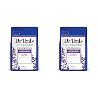 Dr Teal's Epsom Salt Soaking Solution, Soothe & Sleep, Lavender, 3lbs (Packaging May Vary) (Pack of 2)
