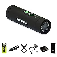 TACTACAM 4.0 Hunting Action Camera - Bow Combo Package - Includes Bow Stabilizer, Gun Mount and Extra Rechargeable Battery