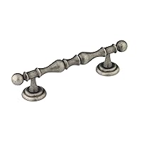 Richelieu Hardware BP60111142 Brome Collection 4-inch (102 mm) Center-to-Center Pewter Traditional Cabinet and Drawer Pull Handle for Kitchen, Bathroom, and Furniture