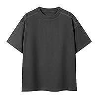 T-Shirts for Men V Neck Cotton Big and Tall Tshirts Shirts for Men 3XL Black Tee Shirts for Men Slim