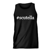 #scutella - Hashtag Men's Comfortable Humor Adult Tank Top