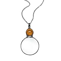 Magnifying Glass | Loupe Pendant Necklace - 2022 Magnifying Glass Necklace Vintage 10X Magnifying Reading Magnifier Decorative