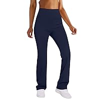 Women's Flare Yoga Pants,Flare Leggings Cotton Soft High Waisted Workout Casual Bootcut Pants Stretch Sweatpants 2024
