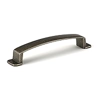 Richelieu Hardware BP7009128142 Montparnasse Collection 5 1/16-inch (128 mm) Center-to-Center Pewter Traditional Cabinet and Drawer Pull Handle for Kitchen, Bathroom, and Furniture