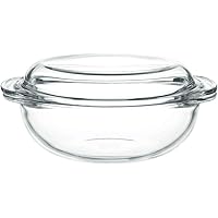 Iwaki B683 Heat Resistant Glass Gratin Dish, Casserole 9.4 x 7.9 x 3.9 inches (24 x 20 x 10 cm), 0.4 gal (1.5 L)