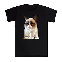 Cat, I Hate Mondays T-Shirt Funny Xmas Gift for Men and Women Size S-5XL