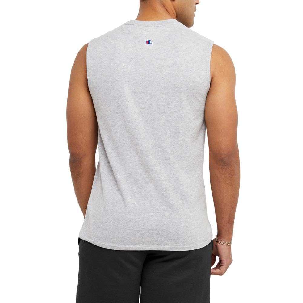 Champion Men's Muscle T-Shirt, Cotton Muscle Tee, Muscle Shirts for Men (Reg. Or Big & Tall)