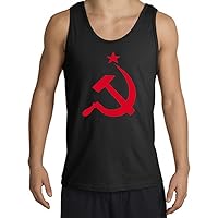 USSR Soviet Union Mens Tank - Hammer and Sickle Icon