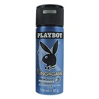 Playboy King Of The Game / Coty Deodorant & Body Spray 5.0 oz (150 ml) (m) Playboy King Of The Game / Coty Deodorant & Body Spray 5.0 oz (150 ml) (m)
