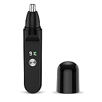 Ear and Nose Hair Trimmer for Men, Women, Painless Facial Hair Trimmer for Nose, Ear, and Eyebrows Easy Cleansing