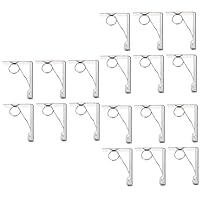 BESTOYARD 18 Pcs Tablecloth Clip Stainless Steel Camping Supplies