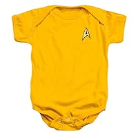 Infant: Star Trek- Command Uniform Infant Onesie Size 12 Mos
