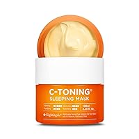 Nightingale C Toning Sleeping Mask Pack, Korean Skincare Overnight Facial Mask Moisturizer with Vitamin C, 10 Kinds of Vitamins & Hyaluronic Acid & Niacinamide Night Cream, 3.38 Fl Oz