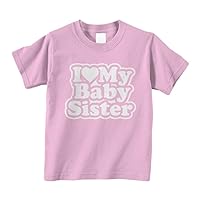 Threadrock Little Boys' I Love My Baby Sister Infant/Toddler T-Shirt