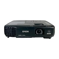 Epson PowerLite 1263W H654F 3LCD Projector WXGA 1280x800 3000 ANSI, Bundle Remote Control Power Cable HDMI Cable