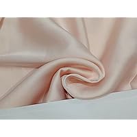 Japanese Satin Weave Fabric Pastel Pink 44