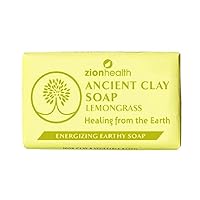 Ancient Clay Soap Lemon Grass Zion Health 6 oz Bar Soap