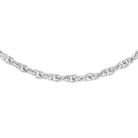 Carissima Gold Women's 0.7 mm Prince of Wales Necklace 9k (375)