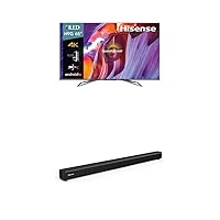 Hisense 65-Inch Class H9 Quantum Series Android 4K ULED Smart TV with Hand-Free Voice Control (65H9G, 2020 Model) 2.0 Channel Sound Bar Home Theater System with Bluetooth (Model HS205)