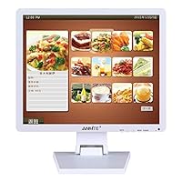 Desktop Touchscreen LCD Monitor - 15-Inch Resistive Touch Monitor White HDMI/VGA
