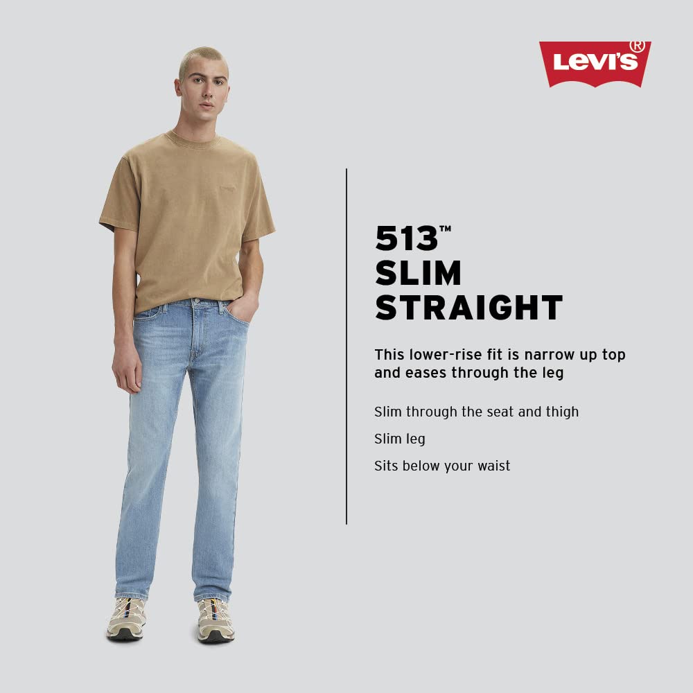 Mua Levi's Men's 513 Slim Straight Jean, light grey stripe trên Amazon Nhật  chính hãng 2023 | Giaonhan247