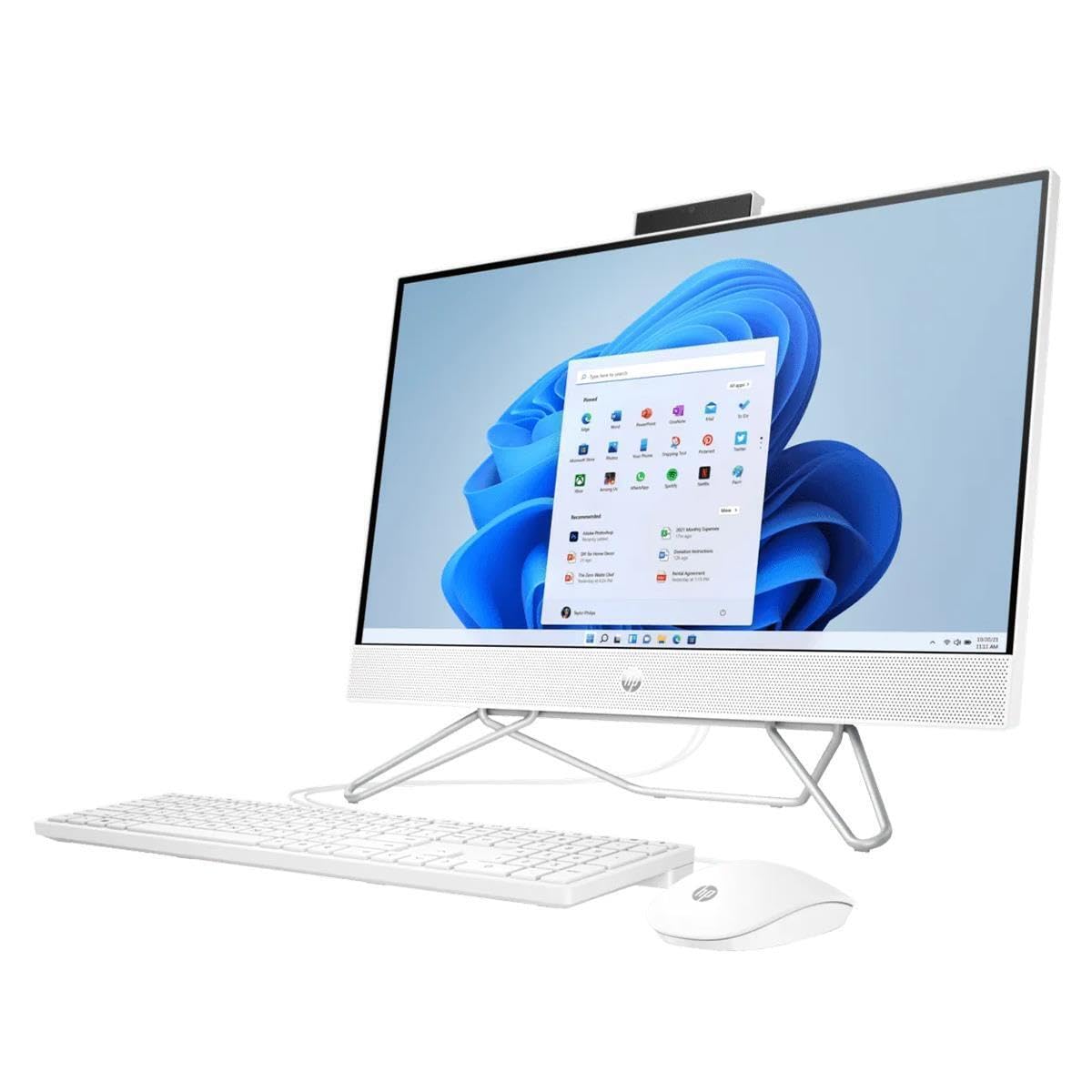 HP All-in-One 24-CB00 2023 All-in-One Desktop 23.8” FHD | Intel Celeron J4025 2-Core Intel UHD Graphics 600 | 32GB DDR4 1TB SSD | Bluetooth 5 | Windows 11 Home | Starry White