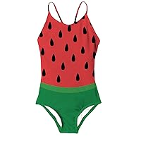 Idgreatim Little Girls One Piece Swimsuits Quick Dry Beach Swimwear Bathing Suit for Beach 3-10 Years