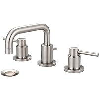 3MT420 Motegi Widespread Bathroom Faucet with Drain Assembly - Brushed Nickel
