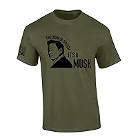 Mens Patriotic Tshirt Freedom of Speech is A Musk Side Eye Portrait Elon Graphic Short Sleeve T-Shirt Graphic Tee