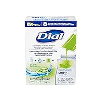Dial Foaming Hand Wash Concentrated Refill, Aloe-scented, 6.72 fl oz (pack of 12, 96 count total)