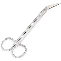 Kelly Scissors Angled Sharp Point End Ring Handle Stainless Steel Dental Instruments
