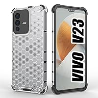 Back Case for iPhone 13 Pro Honeycomb Soft Silicone Phone Back Cover Shockproof Armor Transparent